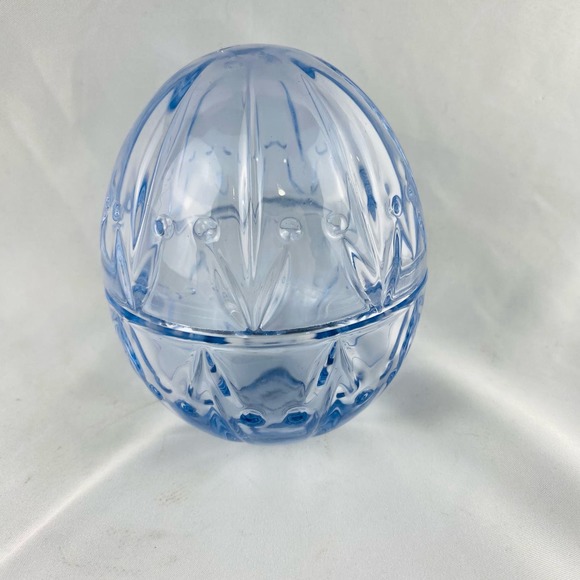 Gorham Accents Gorham Shades Of Spring 2 Piece Crystal Glass Egg